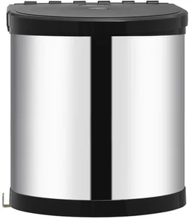 FENIKS vidaXL do zabudowy, stal nierdzewna, 12 L vidaXL - Kosze na śmieci - miniaturka - grafika 2