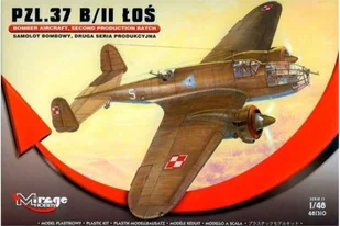 Mirage Hobby PZL.37 BII Łoś samoloty Bombowy 481310 - Modele do sklejania - miniaturka - grafika 2