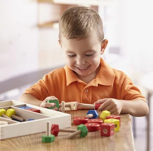 Melissa&Doug 15151 Drewniane KLOCKI Konstrukcyjne 15151 - Zabawki konstrukcyjne - miniaturka - grafika 6