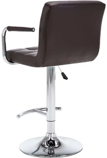 vidaXL Stołki barowe, 2 szt., brązowe, sztuczna skóra - Taborety i hokery - miniaturka - grafika 14