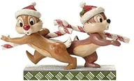 Figurki dekoracyjne - Disney Traditions Candy Cane Sause Chip i Dale figurki 4051975 - miniaturka - grafika 1