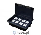 Puszki elektryczne i akcesoria - Alantec A-LAN a-lan Puszka podłogowa PP007 8m 45x45 - miniaturka - grafika 1
