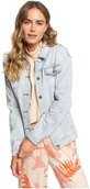 Kurtki damskie - Roxy kurtka damska MIDNIGHT DRIVE JACKET Bleached Blue BEZW - miniaturka - grafika 1
