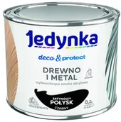 Farby zewnętrzne - Jedynka D&p- farba, satynowa, czarna, 0.2 - miniaturka - grafika 1