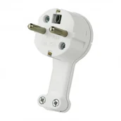 Kostki, złączki, wtyczki - Timex Wtyczka kątowa ULTRA PŁASKA UniSchuko 230V biała 8319 WT- 16UP (BI) - miniaturka - grafika 1