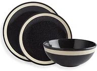 Serwisy obiadowe - Fairmont & Main USA) & Main """"""""Neo"""""""" Elements zastawa stołowa, kamionka, czarna EN13 - miniaturka - grafika 1