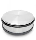 Akcesoria do drzwi - Relaxdays 10010081 mały stoper do drzwi ze stali szlachetnej, z gumowym pierścieniem 10010081 - miniaturka - grafika 1