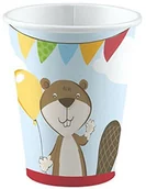 Kinder party - AMSCAN 9903054 Fuchs i flanelowa kubek, wielokolorowa, 250 ML - miniaturka - grafika 1