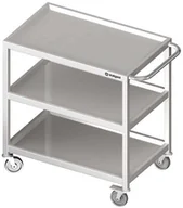 Wózki na żywność - Stalgast Wózek trzypółkowy 900x500x850 mm 982015090 - miniaturka - grafika 1