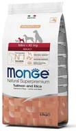 Sucha karma dla psów - Monge adult mini łosoś z ryżem 7,5kg - miniaturka - grafika 1