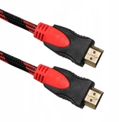 Kable komputerowe i do monitorów - Esperanza Kabel Hdmi Oplot Tekstylny 2M - miniaturka - grafika 1