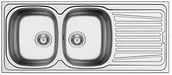 Zlewozmywaki - PYRAMIS Pyramis 100133212 Sparta zlew ze stali nierdzewnej 100 X 50 - miniaturka - grafika 1