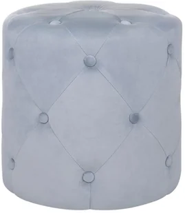 Beliani Puf welurowy 40 cm szary COROLLA - Taborety i hokery - miniaturka - grafika 3