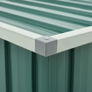 vidaXL Skrzynia ogrodowa do przechowywania, zielona, 149x99x93 cm vidaXL - Skrzynie ogrodowe - miniaturka - grafika 2