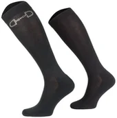 Skarpetki jeździeckie - COMODO Podkolanówki jeździeckie WĘDZIDŁA z kryształkami Swarovskiego - - miniaturka - grafika 1