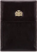 Etui na dokumenty i karty - Wittchen Etui na karty skórzane z herbem rozkładane 10-2-011-1 - miniaturka - grafika 1
