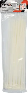 Yato OPASKI PLASTIKOWE 300X7,6 50SZT BIAŁE - Inne mocowania - miniaturka - grafika 3