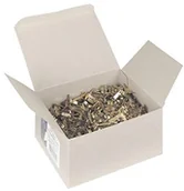 Spinacze i klipsy do papieru - Alco-Albert 590/6 klamry z płaską główką, pokryty mosiądzem, długość 19 MM, 1000 sztuk 590/6 - miniaturka - grafika 1