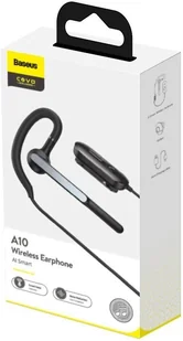 Baseus Covo zestaw słuchawkowy słuchawka Bluetooth 5.0 sterowana głosem czarny (NGA10-C01) - Zestawy głośnomówiące - miniaturka - grafika 5