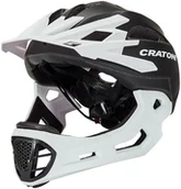 Kaski rowerowe - Cratoni C-Maniac Kask freeride'owy, black/white matte L/XL | 58-61cm 2020 Kaski Fullface i Downhill 2015059132 - miniaturka - grafika 1