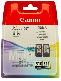 Canon PG-510 czarny / CL-511 kolor Multi Pack 2970B010 - Dodatki do drukarek i skanerów - miniaturka - grafika 6