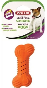 Zolux zabawka kauczukowa kość chrupiąca 17 cm różne kolory - Zabawki dla psów - miniaturka - grafika 4