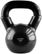 Kettlebell - HMS Hantla winylowa żeliwna kettlebell czarna 12 kg - 27492-uniw - miniaturka - grafika 1