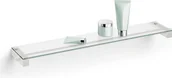 Półki łazienkowe - Zack Półka łazienkowa Carvo biała stal malowana proszkowo 40816 - miniaturka - grafika 1