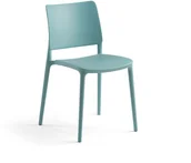 Krzesła - AJ Krzesło do stołówki turkusowy 128154 - miniaturka - grafika 1