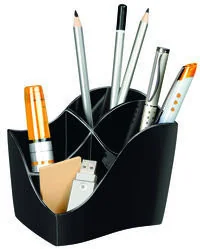 CEP Przybornik na biurko Isis, czarny C340ISR-20 - Przyborniki na biurko - miniaturka - grafika 2