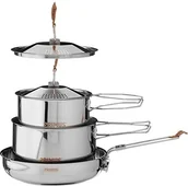 Kuchnia turystyczne i akcesoria - Primus Campfire Cook Set Small, srebrny, s P-738002 - miniaturka - grafika 1