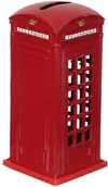 Wyposażenie pokoiku dziecięcego - SKARBONKA Metalowa Londyńska Budka Telefoniczna - miniaturka - grafika 1