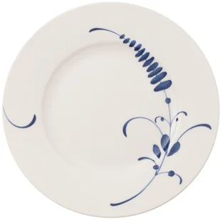Villeroy Boch vieux Luxembourg brindille, naczynia z wysokiej jakości Premium w kolorze niebieskim, talerz śniadaniowy 22 cm, porcelana, biała, 22 x 22 x 3 cm 10-4207-2640 - Talerze - miniaturka - grafika 2
