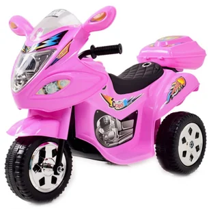 Super-Toys Motorek  dla maluszka różowy - Pojazdy elektryczne dla dzieci - miniaturka - grafika 3