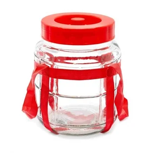 Tadar Szklany Słoik z Pokrywką oraz z Szelkami na Przetwory Pojemnik 5 l - Inne naczynia kuchenne - miniaturka - grafika 2