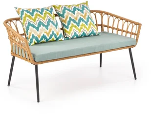 GARDENA 2S fotel podwójny czarny naturalny popielat - Stoły ogrodowe GARDENA 2S fotel podwójny czarny naturalny popielat - Stoły ogrodowe - miniaturka - grafika 2