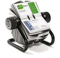 Wizytowniki - Durable Wizytownik obrotowy VISIFIX na 400 wizytówek czarny 2481-01 - miniaturka - grafika 1