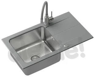 STEINER FUS_E7844SZ_3323503GR Edward 111 Fusion + bateria Maggie szary FUS E7844SZ 3323503GR - Zlewozmywaki - miniaturka - grafika 2