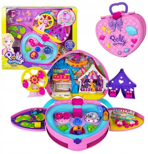Mattel POLLY POCKET Rozkładany plecak Park rozrywki GKL60 GKL60 - Domki dla lalek - miniaturka - grafika 11