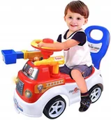 Jeździki dla dzieci - Jeździk Wóz Strażacki Straż Pożarna Pchacz 0750 - miniaturka - grafika 1