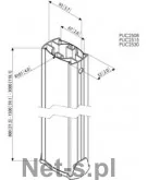 Vogels PUC2515 Pole Large CONNECT-IT 1500mm length, Maximum weight (capacity) 80 kg, Black PUC2515 - Uchwyty do telewizora - miniaturka - grafika 3