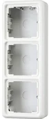 Wyłączniki światła i elektryczne - Jung cd58 3aww nasadki z ramą do montażu natynkowego 3-krotny CD583AWW - miniaturka - grafika 1