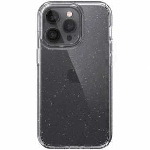 Speck Presidio Perfect-Clear with Glitter Etui Brokatowe do iPhone 13 Pro z Powłoką Microban (Clear/Platinum Glitter) 141715-9508 - Etui i futerały do telefonów - miniaturka - grafika 2