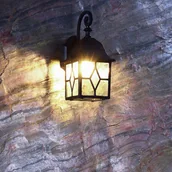 Lampy ogrodowe - Deko-Light Kinkiet zewnętrzny Sargas, E27, czarny - miniaturka - grafika 1