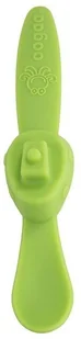 oogaa oogaa Green Boat silikonowa łyżeczka do karmienia - Sztućce dla dzieci - miniaturka - grafika 2
