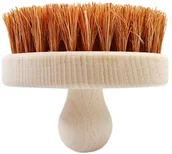 Szczotki do masażu - Lullalove Lullalove Ostra, Okrągła Szczotka do Szczotkowania Ciała - Kokos LULLALOVE31 - miniaturka - grafika 1