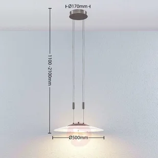 Lindby Lindby Amidala lampa wisząca LED, regulowana - Lampy sufitowe - miniaturka - grafika 5
