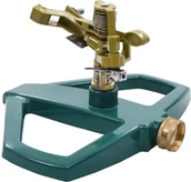 Węże ogrodowe i zraszacze - vidaXL Obrotowy zraszacz ogrodowy, 21 x 22 x 13 cm, metalowy - miniaturka - grafika 1