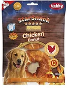 Suplementy i witaminy dla psów - Nobby Starsack Barbecue Chicken Donut Circa 10.0 cm, 2-pak (2 x 220 g) 50451 - miniaturka - grafika 1