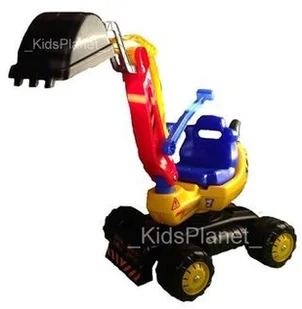 Wielka Koparka Maxi Digger Ładowarka Jeździk 092 - Jeździki dla dzieci - miniaturka - grafika 2